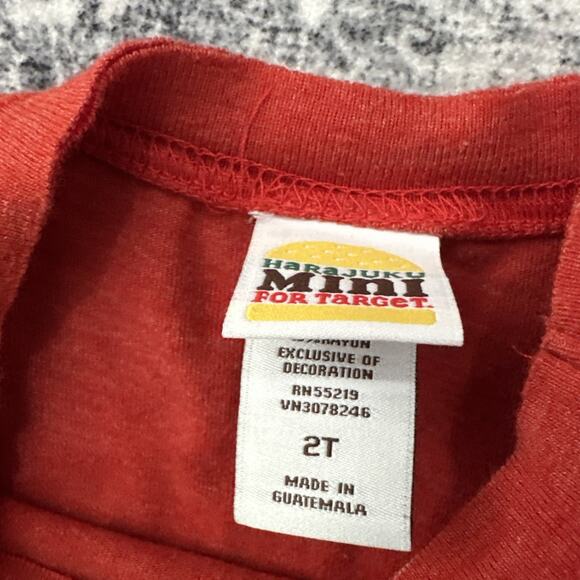 2T Gwen Stefani Harajuku Mini Top No Doubt Lovers Shirt Skateboard Strawberry - Picture 5 of 8